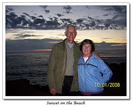 Sunset on the Beach - Oregon Coast