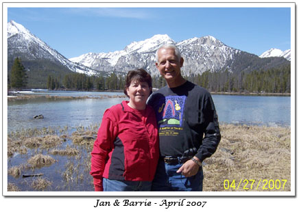 Jan and Barrie - April 2007