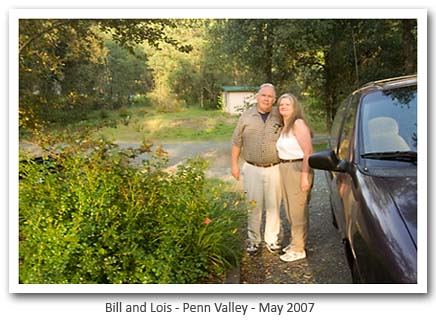 Bill and Lois in Penn Valley - May 2007