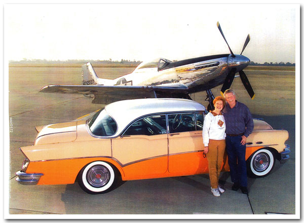 Wade & Bobbie - Car Show 2006 at Los Alamitos Joint Services Air Base with our car Dorothy the other woman in our family!