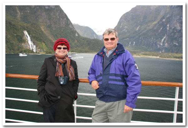 Bob and Judy Didlock on a Cruise