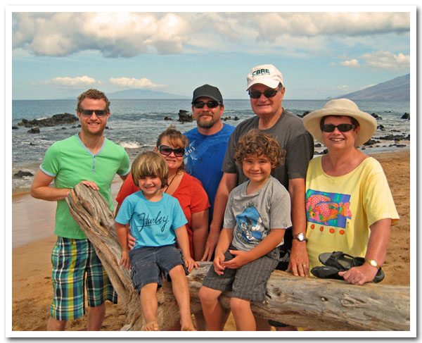 The Didlock Family in Maui