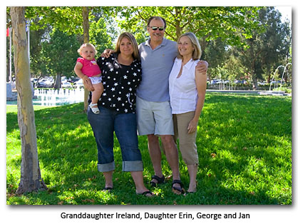 Jan and George With Daughter Erin and Granddaughter Ireland