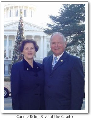 Connie and Jim Silva at the Capitol