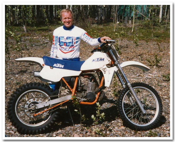 John and his dirt bike...2003