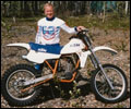 John and his dirt bike..2003