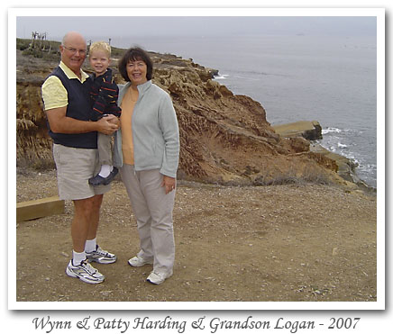 Wynn and Patty Harding with grandson Logan