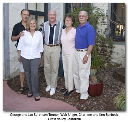 George and Jan Tonner, Walt Unger, Charlene and Ken Burbeck