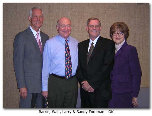 Barrie, Walt, Larry and Sandy Foreman - OK