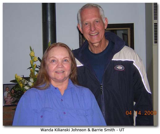 Wanda Kilianski Johnson and Barrie Smith