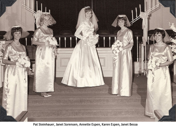 Espen - Owens Wedding - Pat Steinhauer, Janet Sorensen, Annette Espen, Karen Espen, Janet Bessa