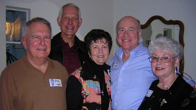 Mike Lewis, Barrie Smith, Marti (Wright) & Walt Unger & Shirley (Reddin) Lewis