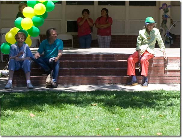 Mabel Houdyshell on the right, a School Nurse For Garden Grove Unified School District for Three Decades! (Also Mother of Dana (Houdyshell) Kullu, class of '65)