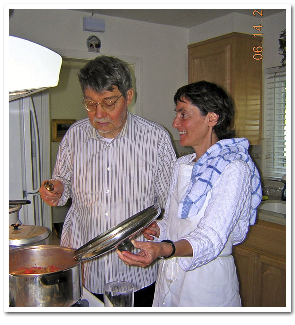 Bob Iding and His Wife Sharon Cooking Up Some Fallon Delight