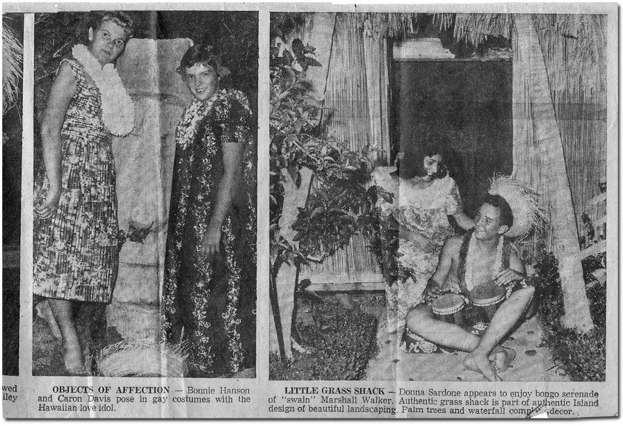 Isham Annual Signing Luau - July 1959