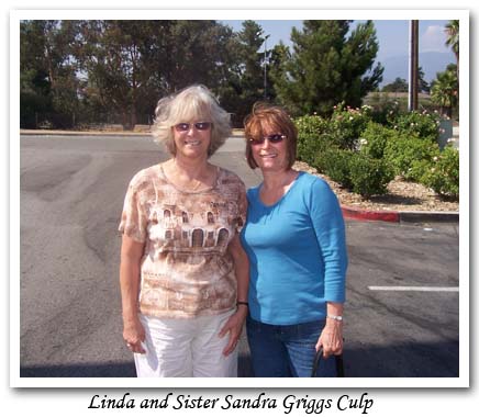 Linda and Sister Sandra Griggs Culp