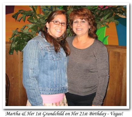 Martha's First Grandchild - 21st Birthday - Las Vegas!