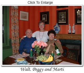 Walt, Peggy, and Marti in England