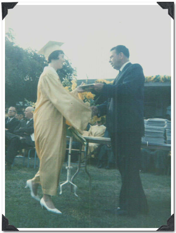 Barbara Beard - Graduation 1962